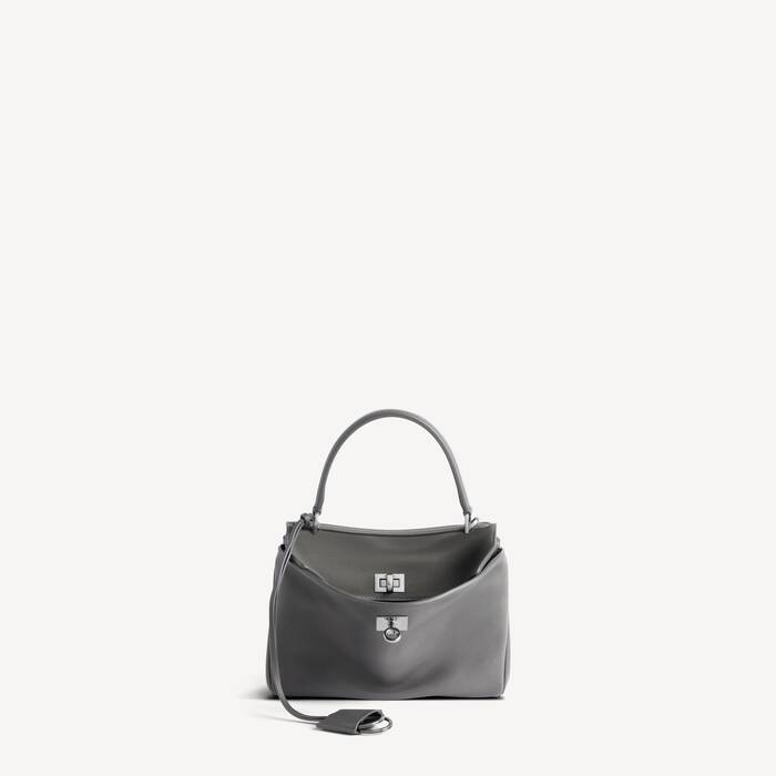 Sac &Agrave; Main Rodeo Mini pour Femme en Gris - Femme | Balenciaga France FR - Image 1