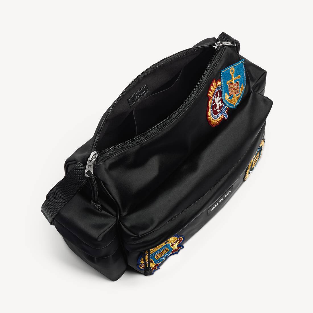 Men's Explorer Multipocket Weekender Small in Black/multicolor | Balenciaga Australia EN - Image 4