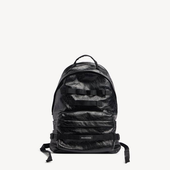 Mochila Army Mediana para Hombre en Negro - Hombre | Balenciaga Espa&ntilde;a ES - Image 1
