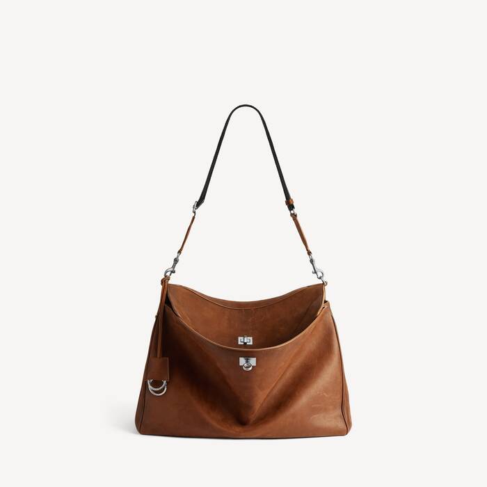 Men's Rodeo Messenger Bag Medium in Caramel - Men | Balenciaga Netherlands EN - Image 1