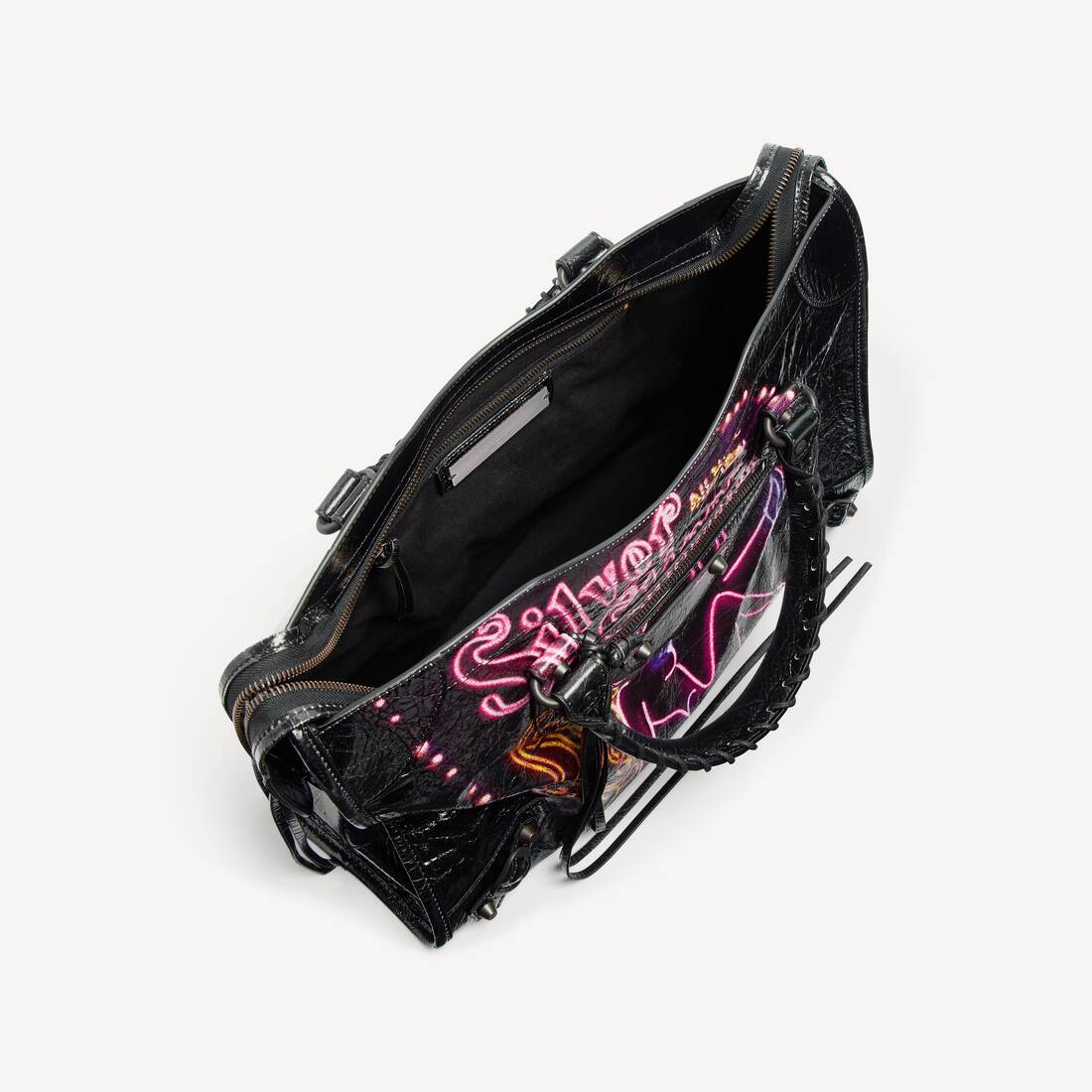 Women's Le City Bag Medium in Black | Balenciaga Croatia EN - Image 5