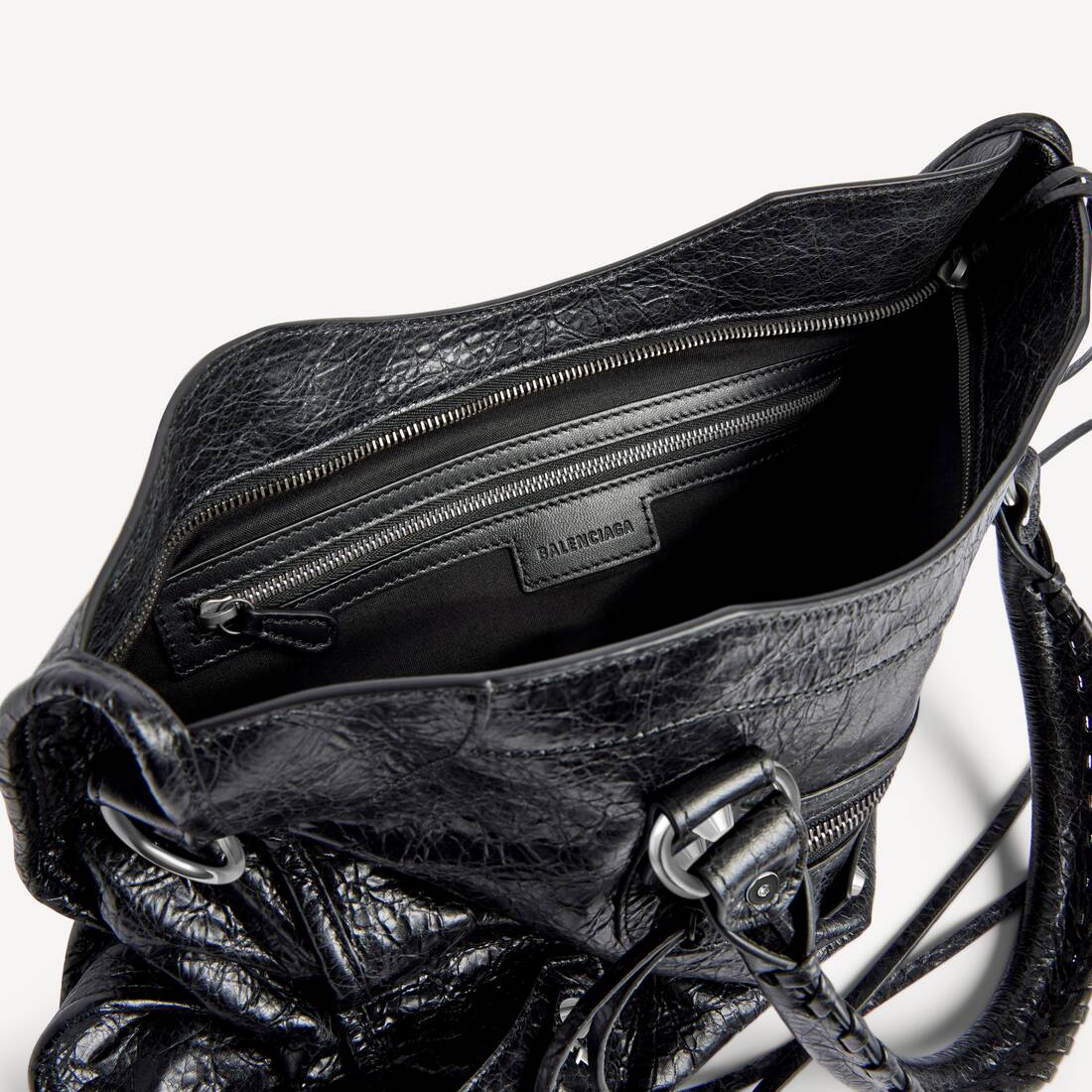 Borsa Le City Media in Nero | Balenciaga Italia IT - Image 5