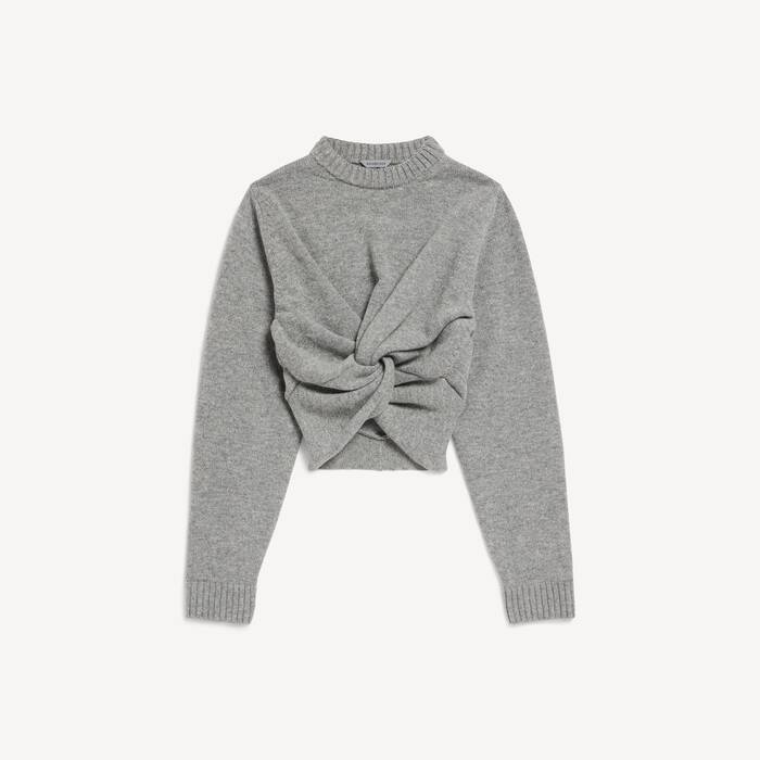 グレー の ウィメンズ クルーネックセーター - ウィメンズ | Balenciaga 日本 JA - Image 1
