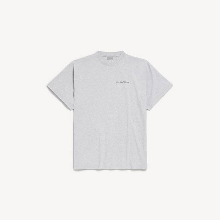 balenciaga back gradient oversized t-shirt