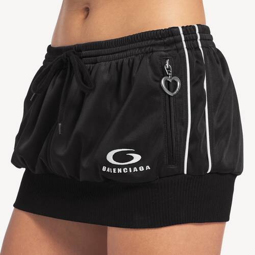 balenciaga | nba collaboration minigonna con ruche