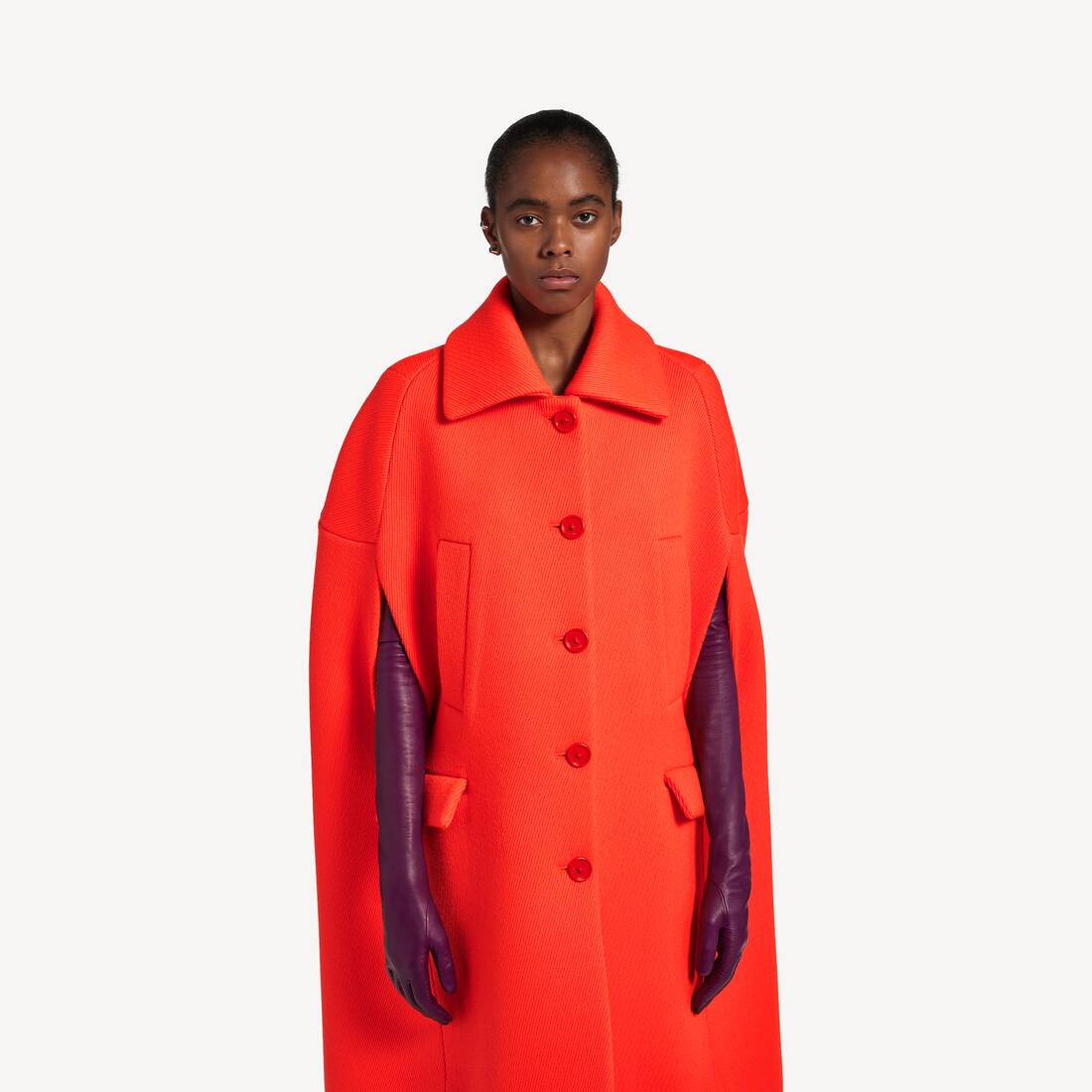 タンジェリン の ウィメンズ ケープコート | Balenciaga 日本 JA - Image 5