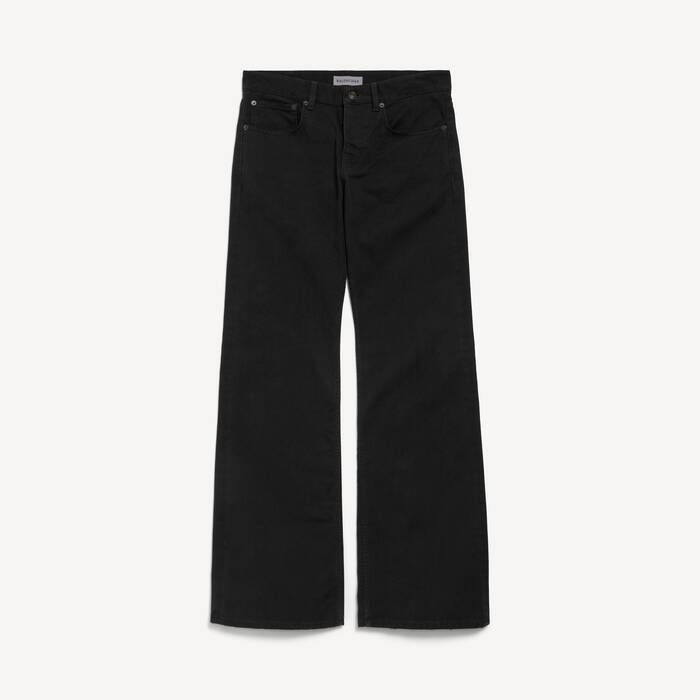 Women's Relaxed Fit Jeans in Black - Women | Balenciaga Taiwan Region EN - Image 2