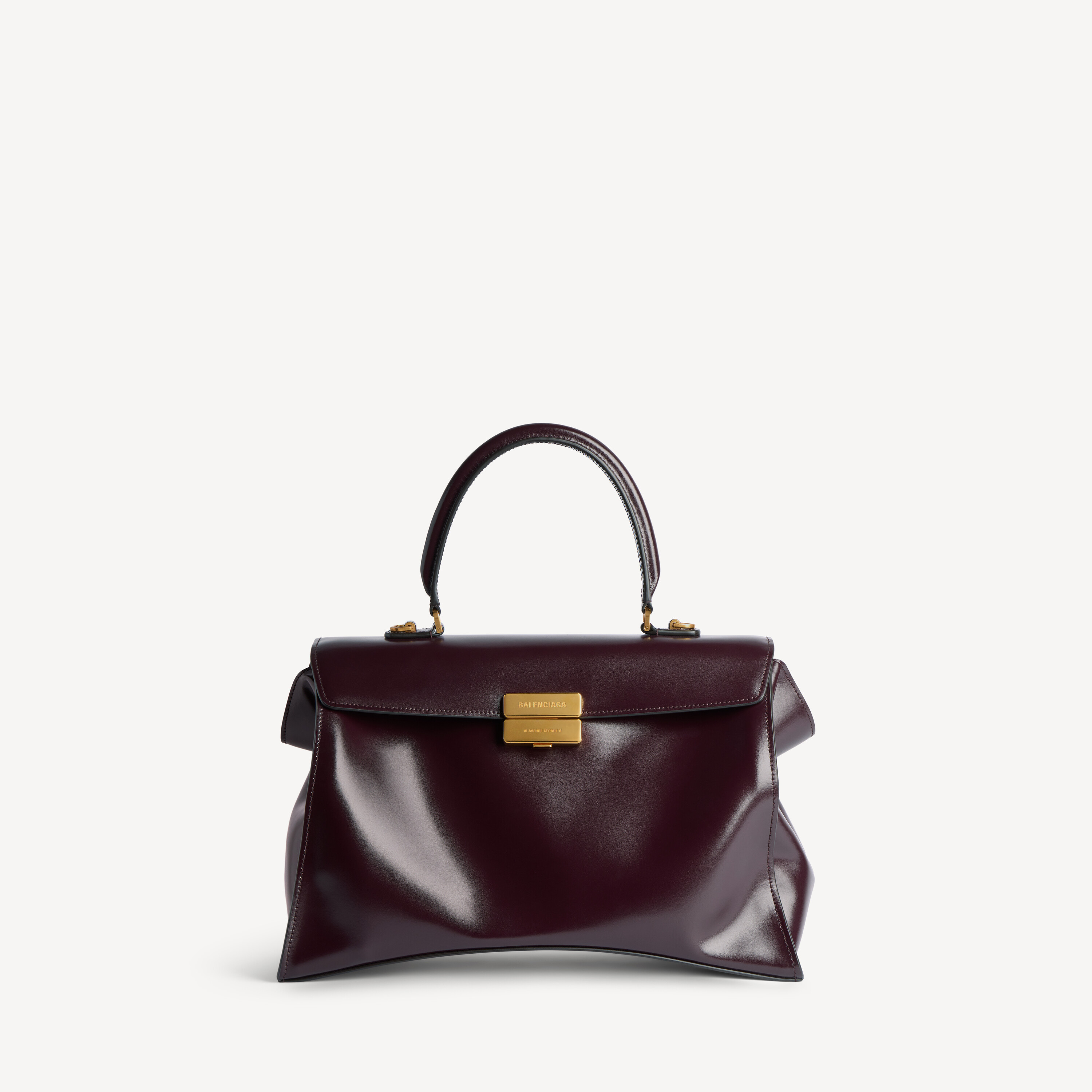 Balenciaga sac à main à poignée hourglass avenue moyen