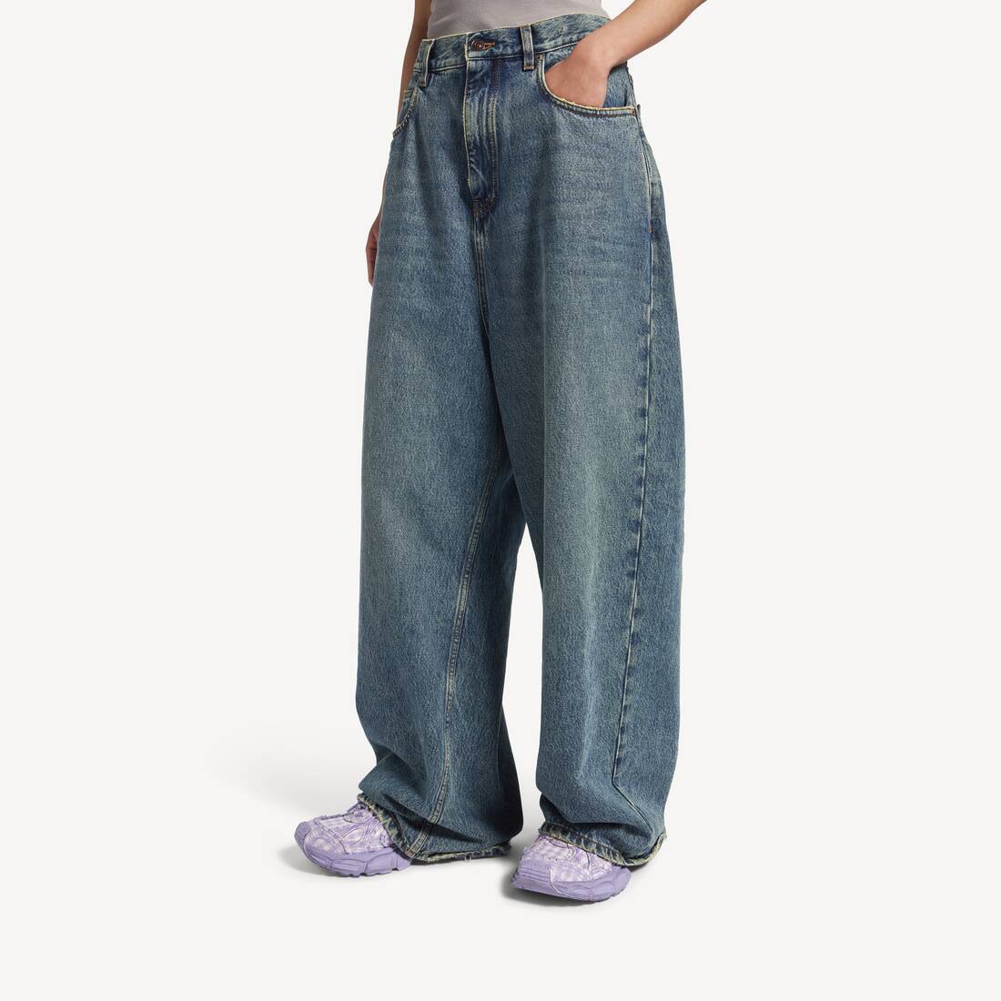 발렌시아가 3XL 체크 뮬 863452W3XPL5550