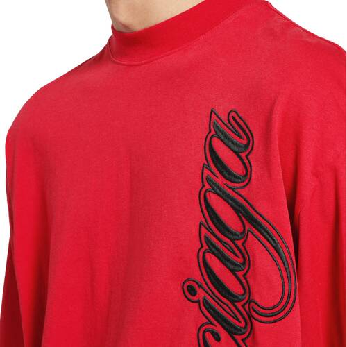 cursive t-shirt mittlere passform