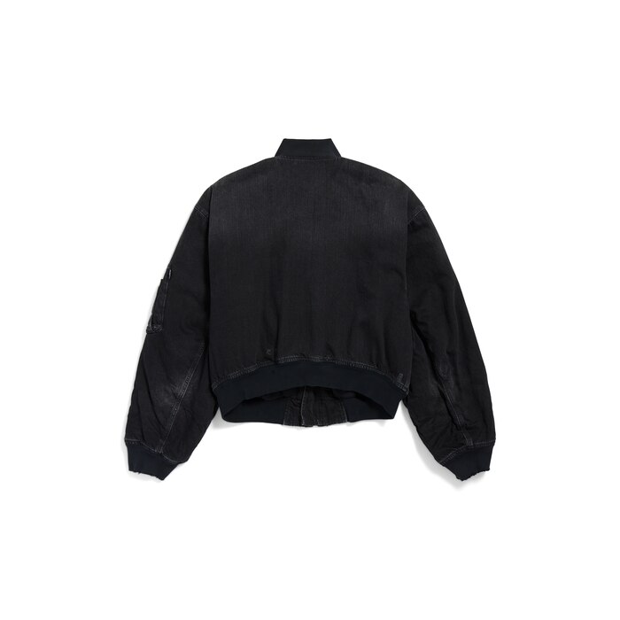 standard denim bomber