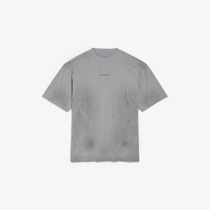 Homme's T-shirt Balenciaga Back Fit Medium in Gris Balenciaga - Homme | Balenciaga Belgique FR - Image 1
