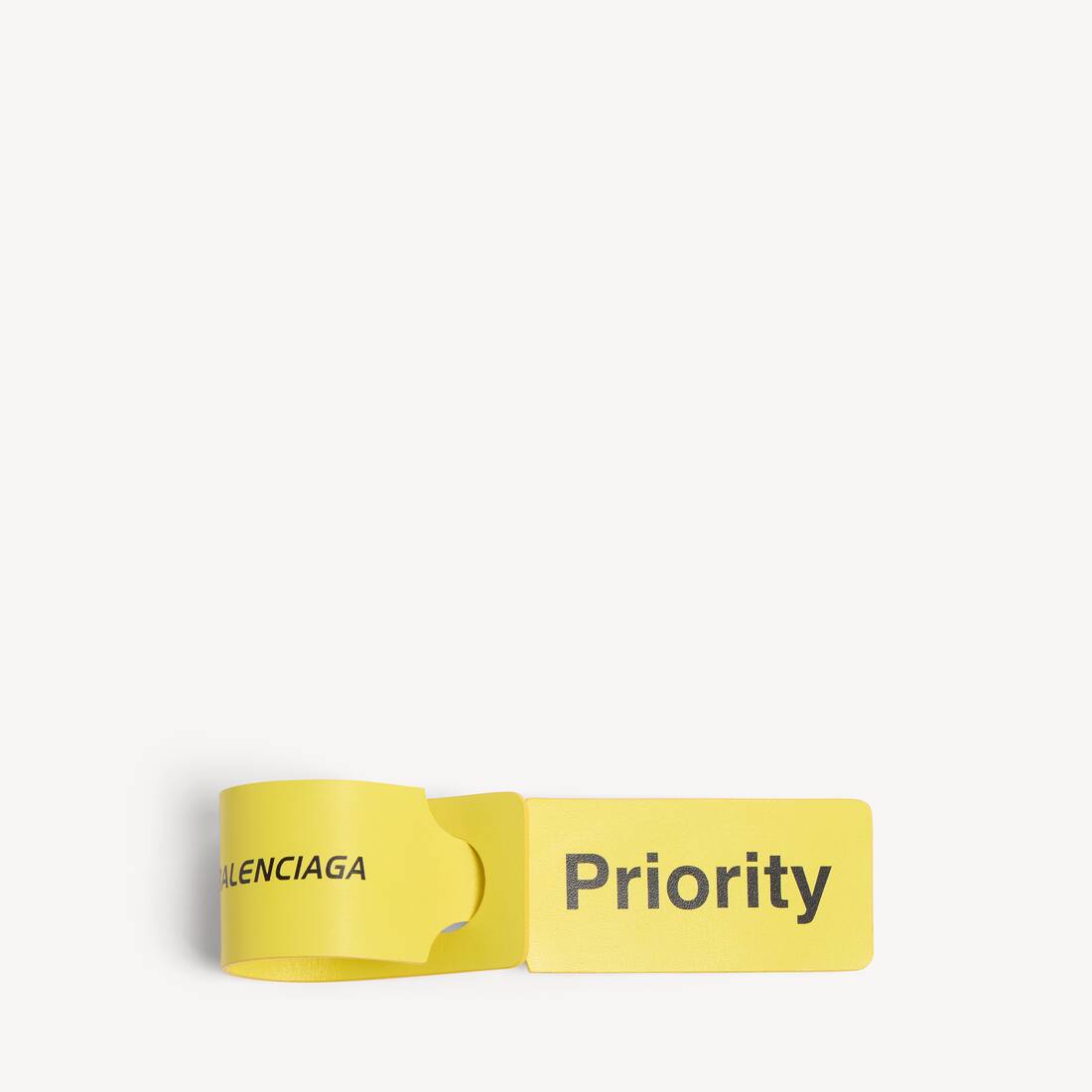 Charm/keychain Luggage Swing  in Yellow | Balenciaga Lithuania EN - Image 2