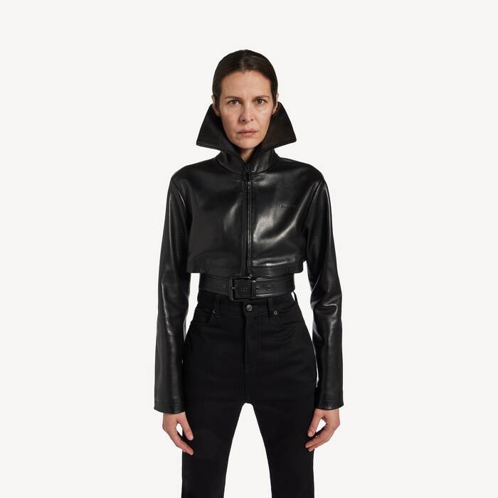 ブラック の ウィメンズ クロップドジャケット - ウィメンズ | Balenciaga 日本 JA - Image 1