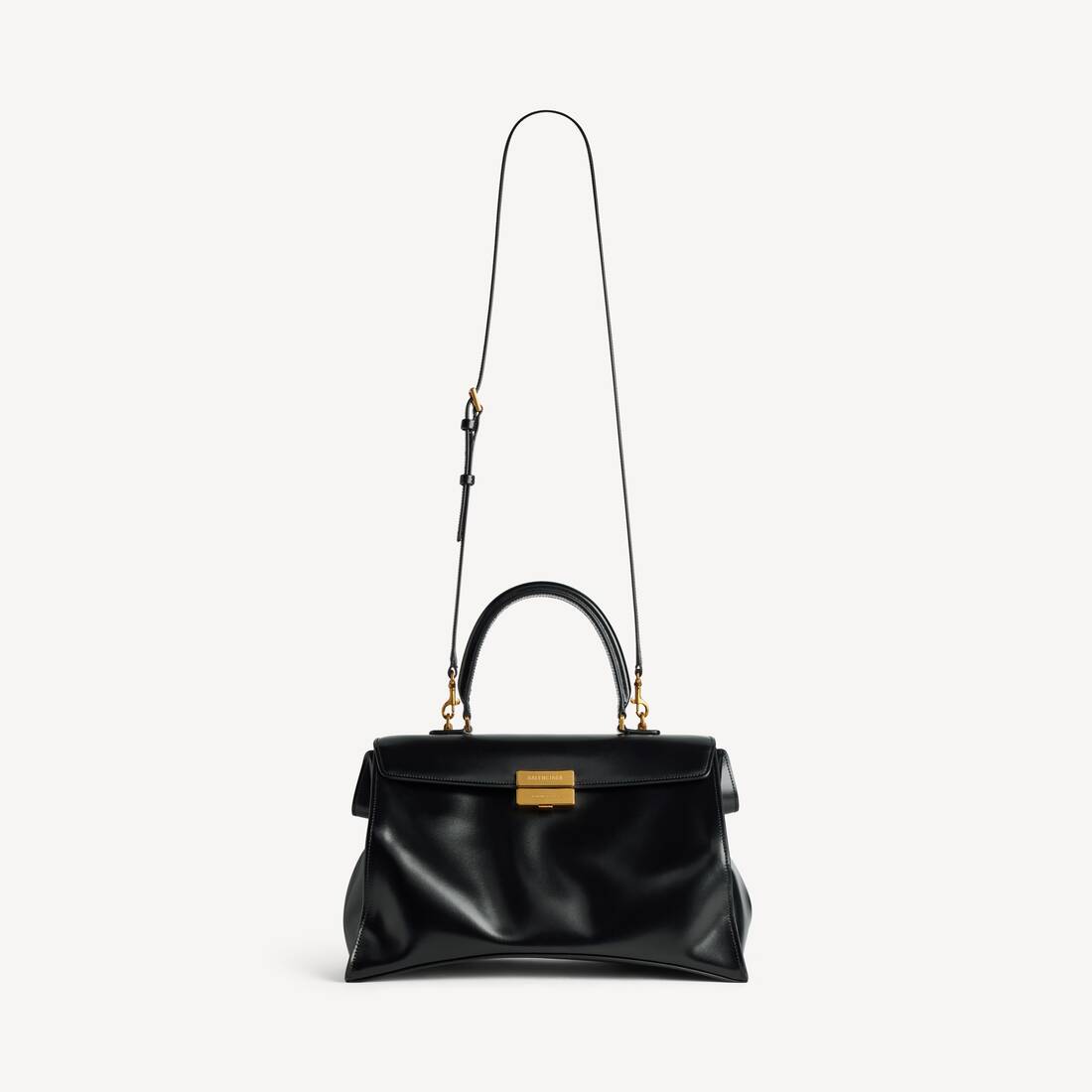 Hourglass Avenue Henkeltasche Mittelgro&szlig; f&uuml;r Damen in Schwarz | Balenciaga Deutschland DE - Image 4
