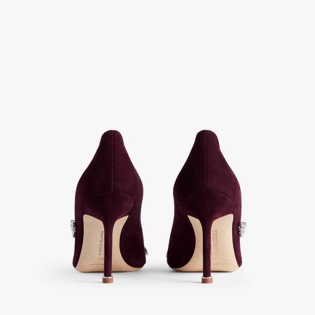 Women's Balenciaga | Manolo Blahnik Pump in Burgundy | Balenciaga Finland EN - Image 4