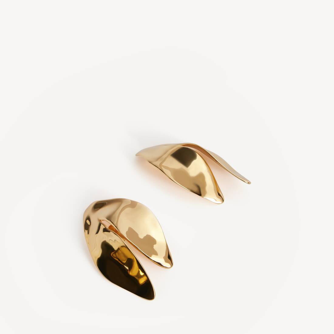 Pendientes Bloom Xs para Mujer en Dorado Brillante | Balenciaga Espa&ntilde;a ES - Image 2