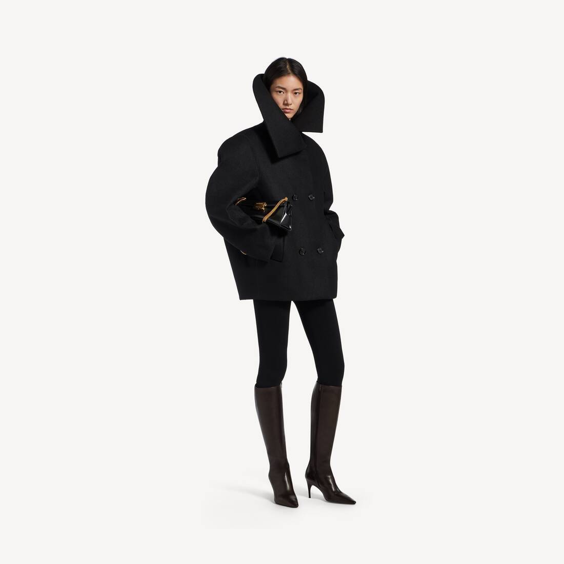 Bota Duchesse para Mujer en Marr&oacute;n Oscuro | Balenciaga Espa&ntilde;a ES - Image 7