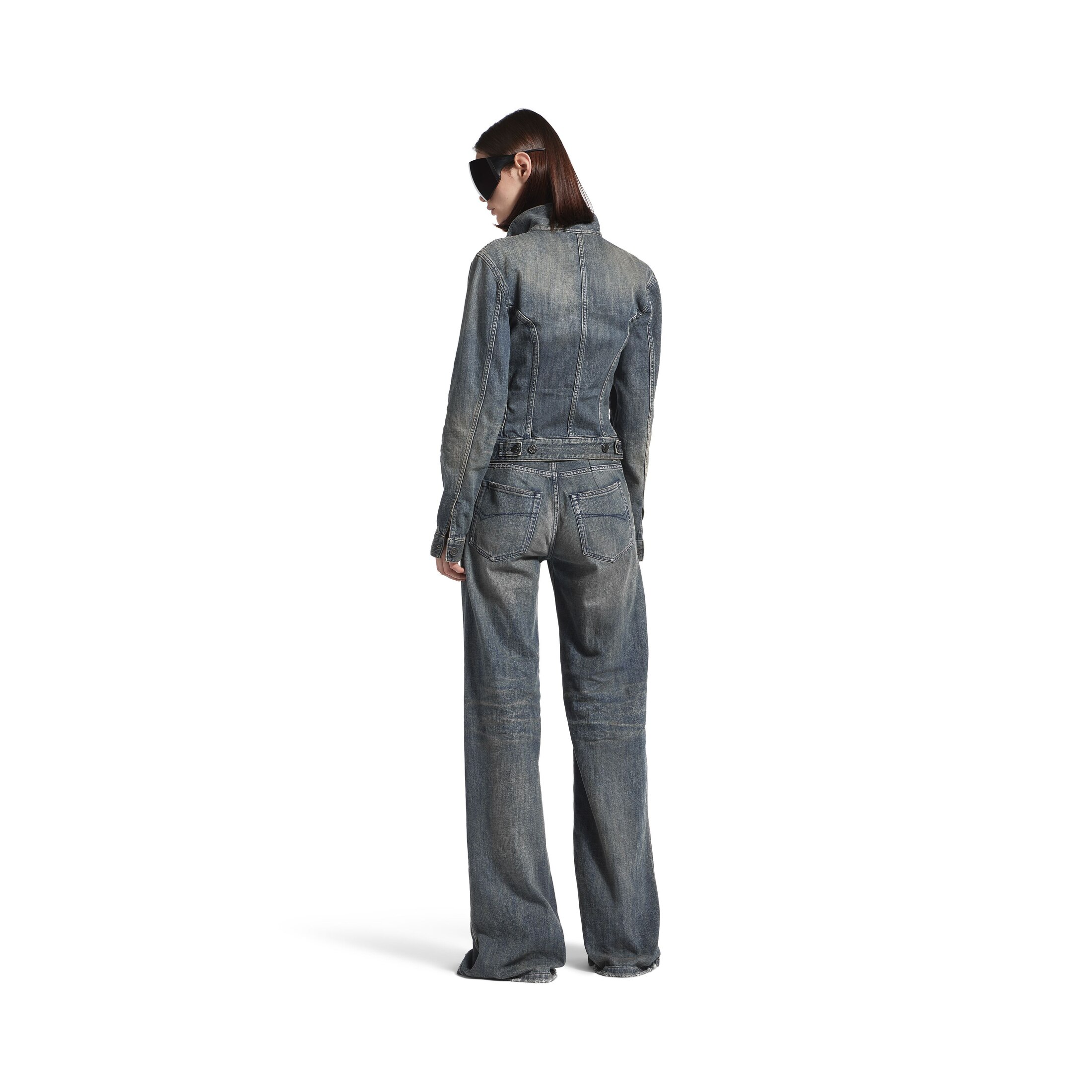 corseted denim jacket