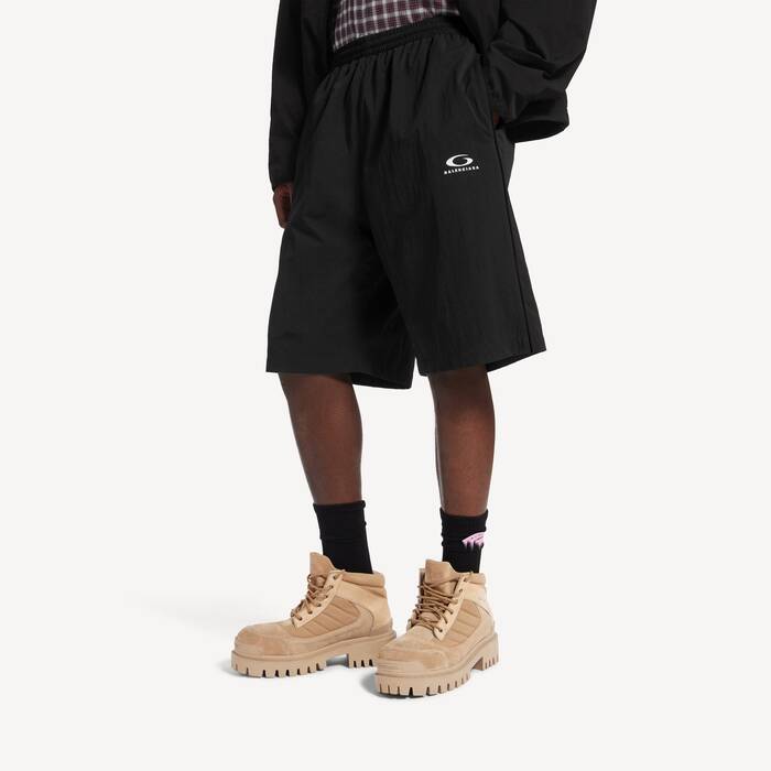 Uomo's Shorts Da Tuta in Nero - Uomo | Balenciaga Italia IT - Image 3