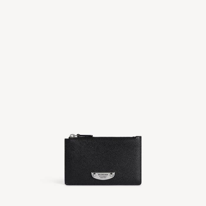 Men's Le City Uptown Long Coin And Card Holder in Black - Men | Balenciaga Netherlands EN - Image 1