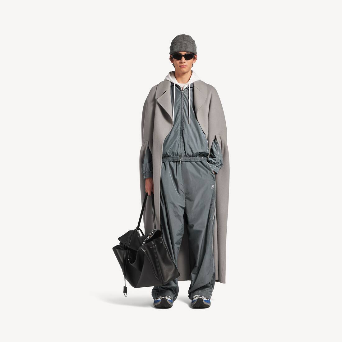 Veste De Surv&ecirc;tement Bodies pour Homme en Gris &Eacute;l&eacute;phant | Balenciaga Belgique FR - Image 2