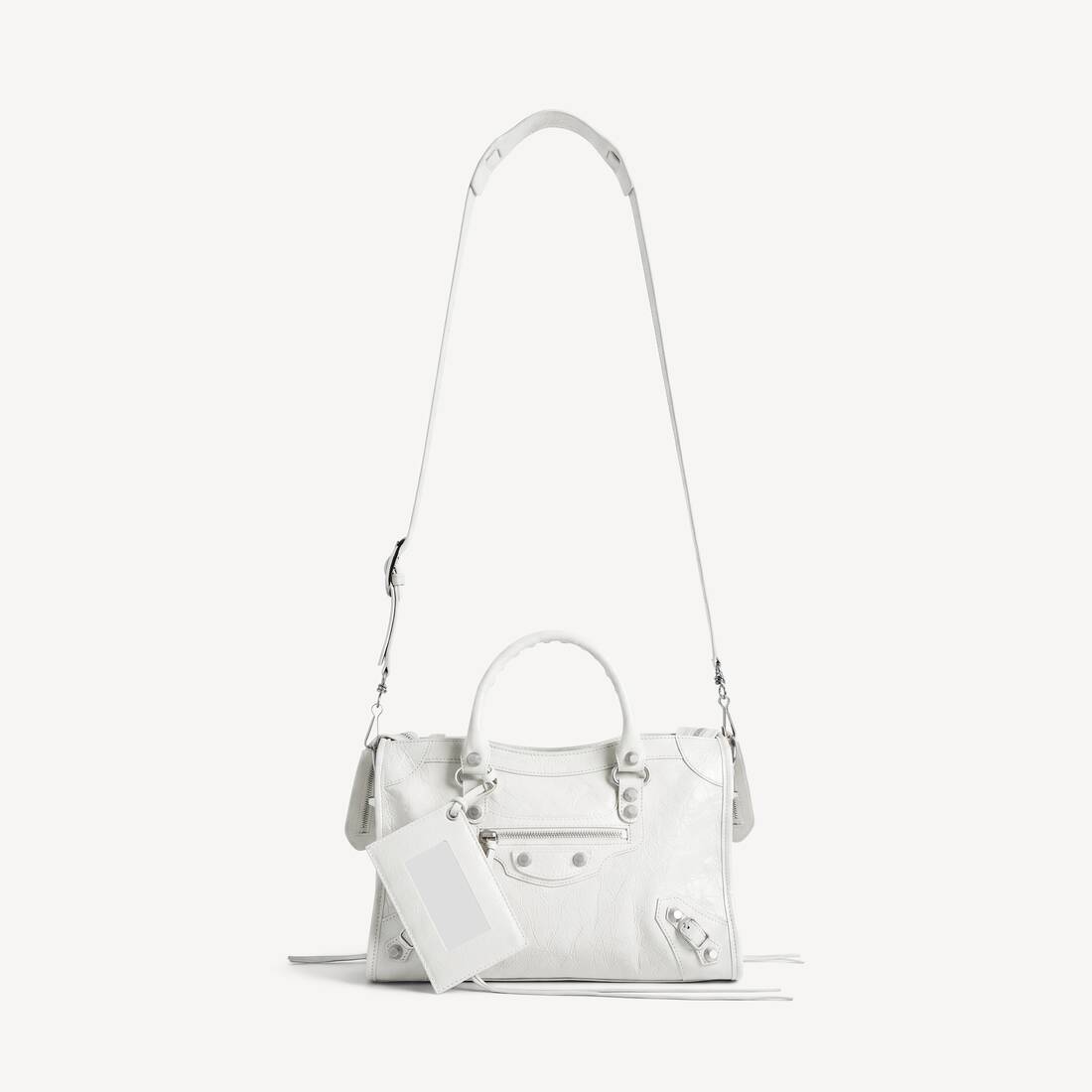 Le City Bag Small in Optic White | Balenciaga Canada EN - Image 4