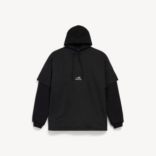 bodies 中綿入りレイヤードフーディ