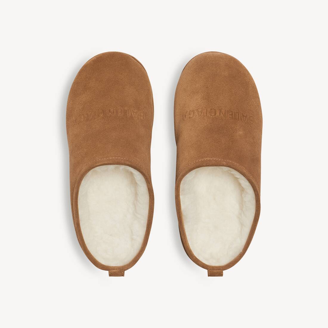 Mule &Agrave; Plateforme Alaska Soft pour Femme en Marron/blanc | Balenciaga France FR - Image 6