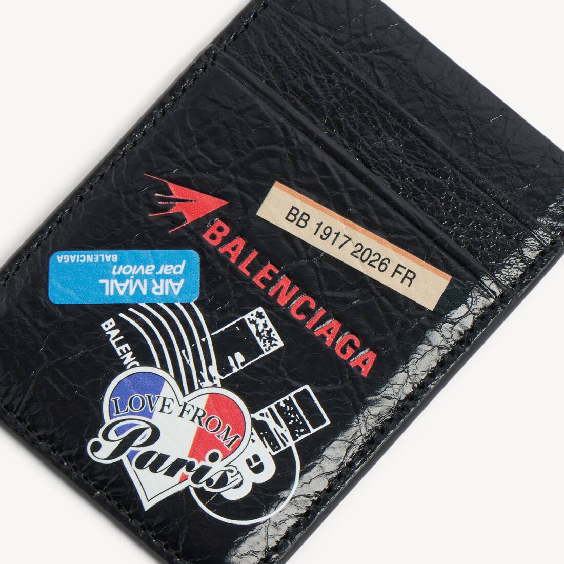 Porta Tarjetas Magn&eacute;tico Cash para Hombre en Negro/multicolor | Balenciaga Espa&ntilde;a ES - Image 4