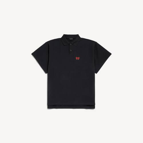 로렐 클래식 오버사이즈 쇼트 슬리브 폴로