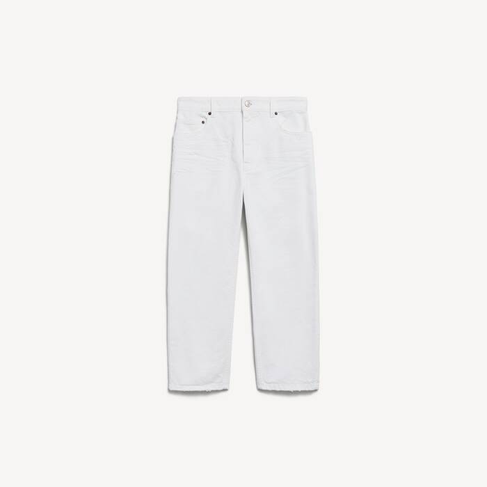Women's Jackie Capri in White - Women | Balenciaga United States EN - Image 1