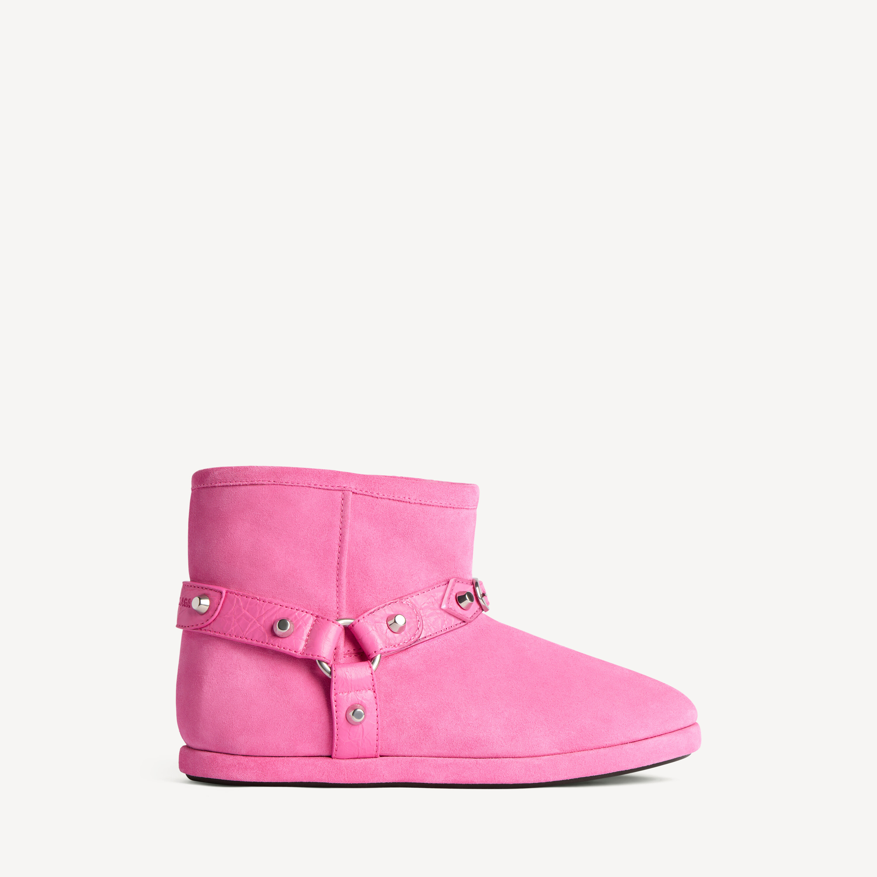 Stivaletti Alaska Soft da Donna in Rosa Scuro Balenciaga IT