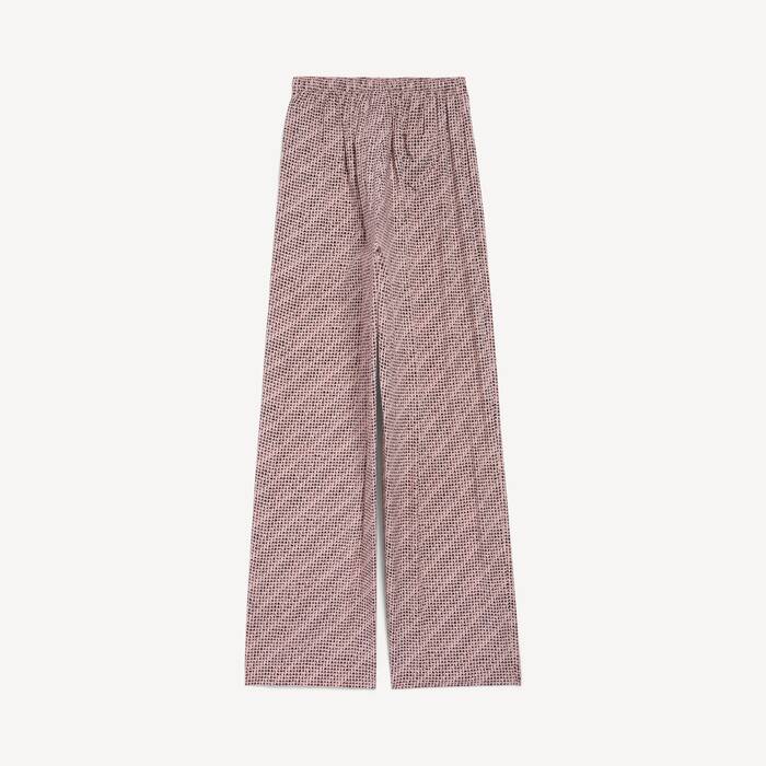 Women's Monogram Pyjama Pants in Dusty Pink/black - Women | Balenciaga United States EN - Image 2
