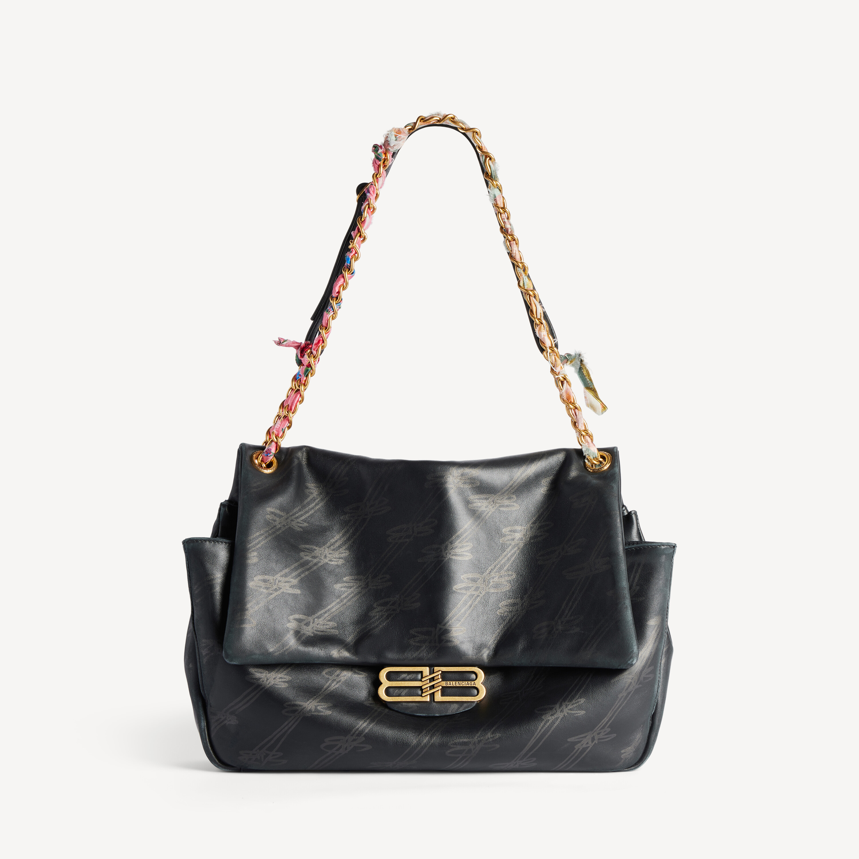 BALENCIAGA チェーンバッグ ☆送料関税込☆バレンシアガ HOURGLASS チェーン ミニバッグ