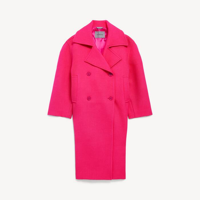 ピンク の ウィメンズ ロング Cocoon コート  - ウィメンズ | Balenciaga 日本 JA - Image 2