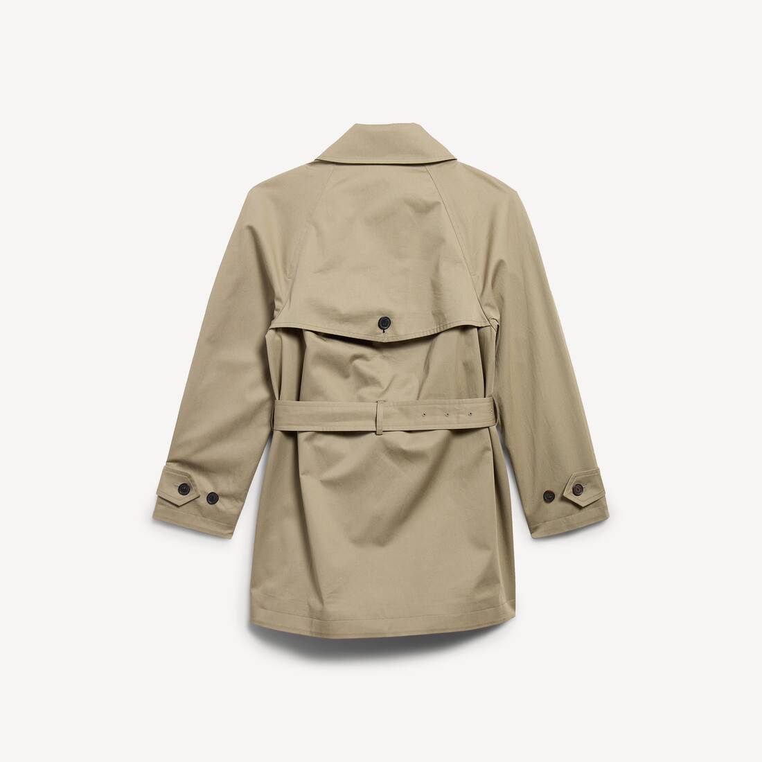 Women's Cocoon Short Trench in Beige | Balenciaga Germany EN - Image 2