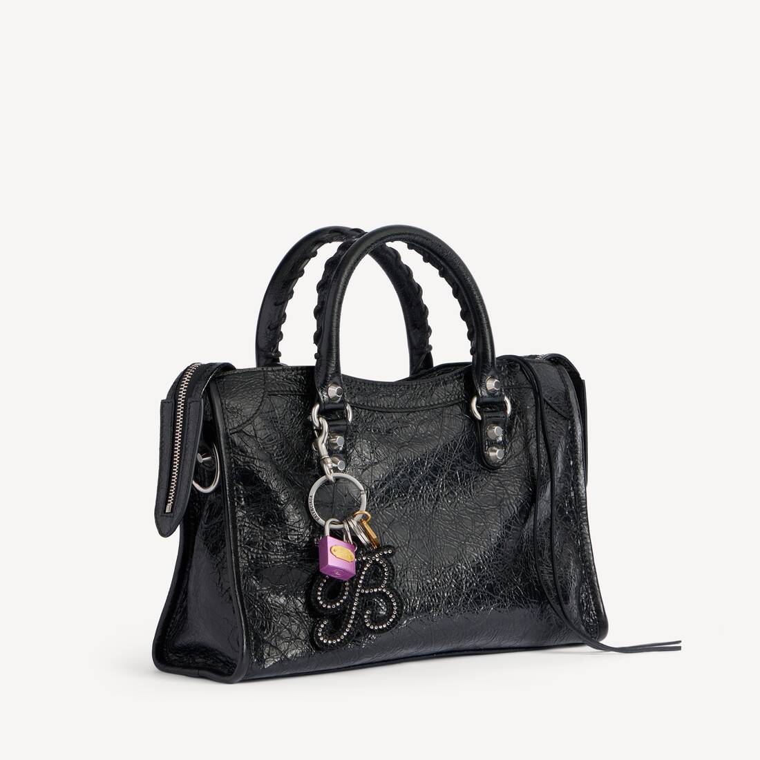 Charm/porte-cl&eacute;s Qixi Cristal B pour Femme en Multicolore | Balenciaga Belgique FR - Image 3