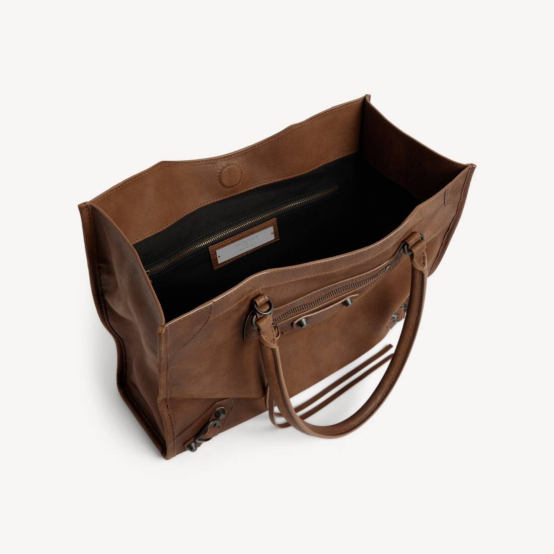Bolso Tote Le City Peque&ntilde;o para Mujer en Caramelo | Balenciaga Espa&ntilde;a ES - Image 5
