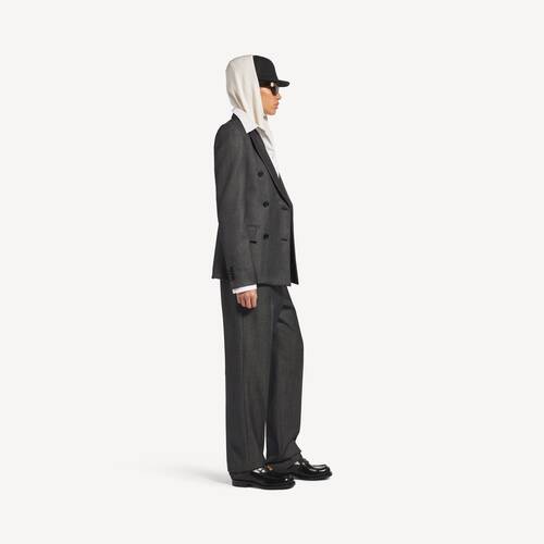 double-breasted tailored jacket