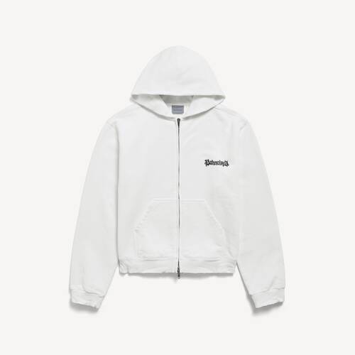 sudadera con capucha y cremallera salon de couture regular fit