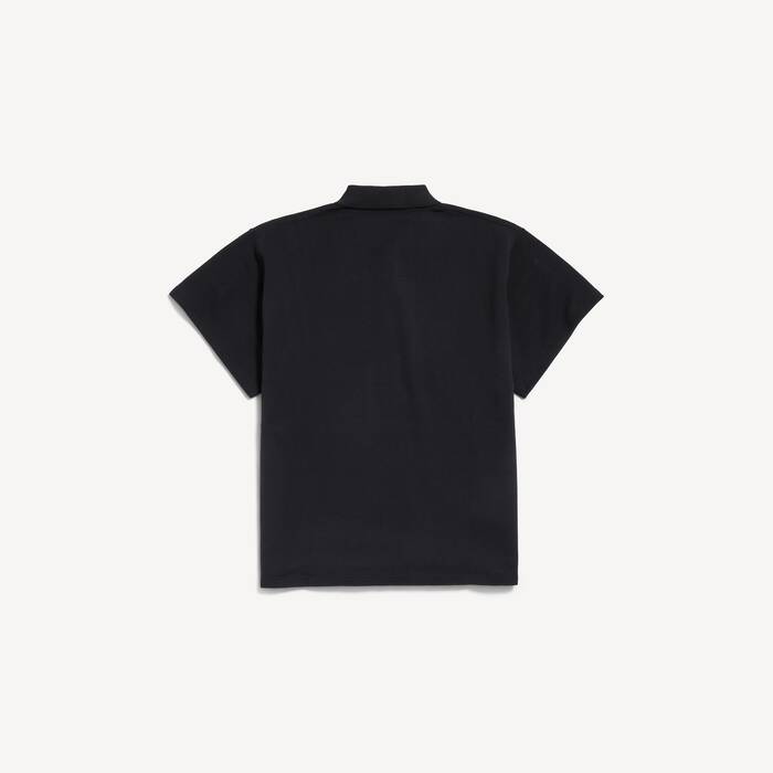 laurel classic短袖廓形polo衫