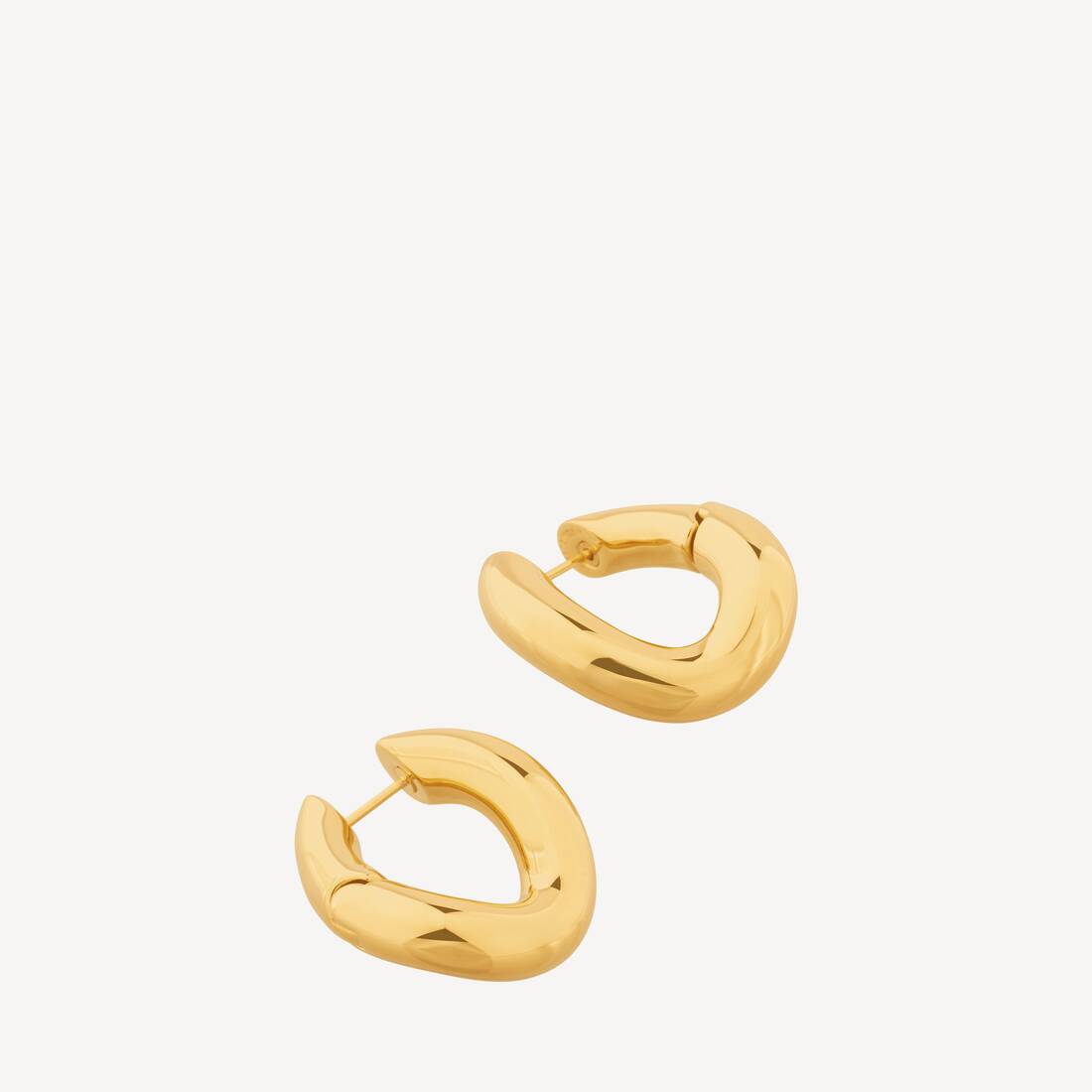 Loop Ohrringe f&uuml;r Damen in Gold | Balenciaga Deutschland DE - Image 3