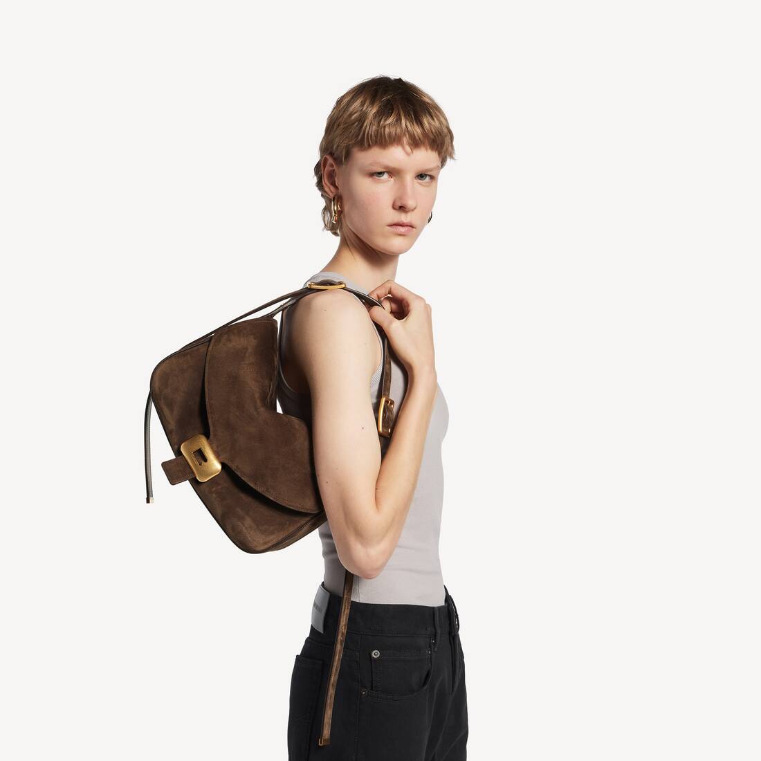 여성 클리카 숄더백 미디엄 머스케이드 | 발렌시아가 대한민국 KO - Image 8