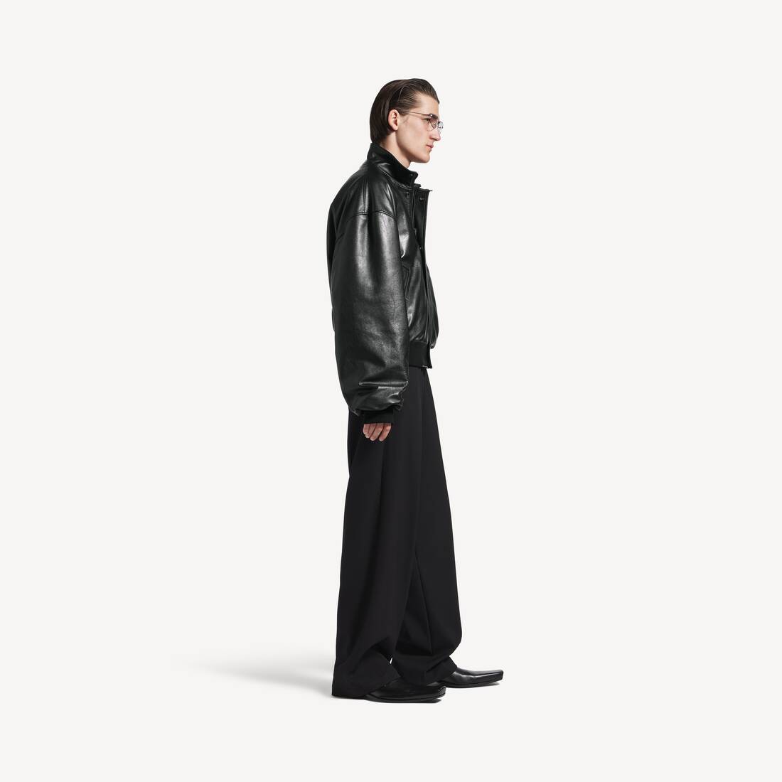 Blouson夹克 为 男士 在 黑 | Balenciaga 津巴布韦 ZH - Image 3