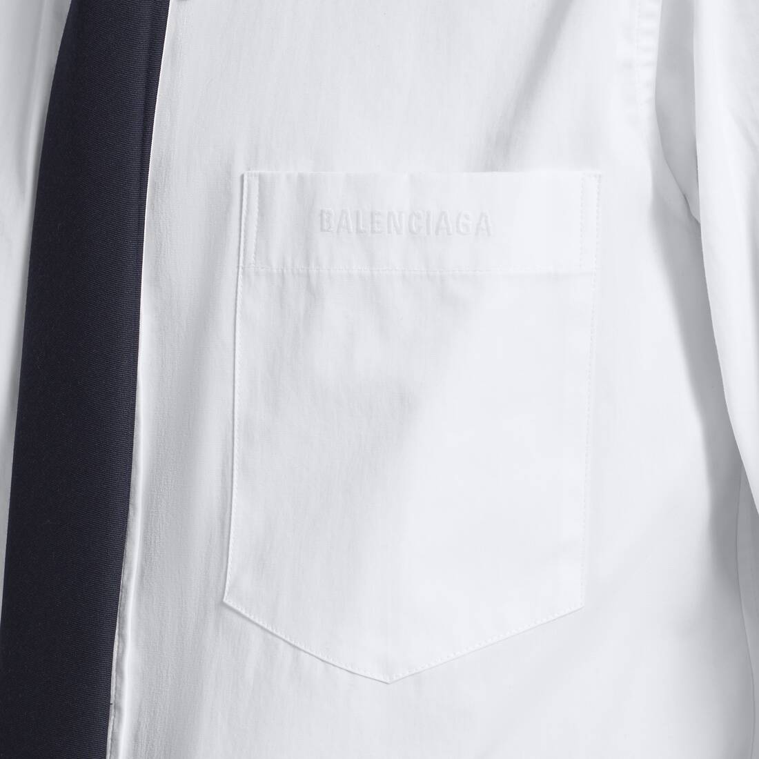 Men's Regular Fit Shirt in White | Balenciaga United States EN - Image 6