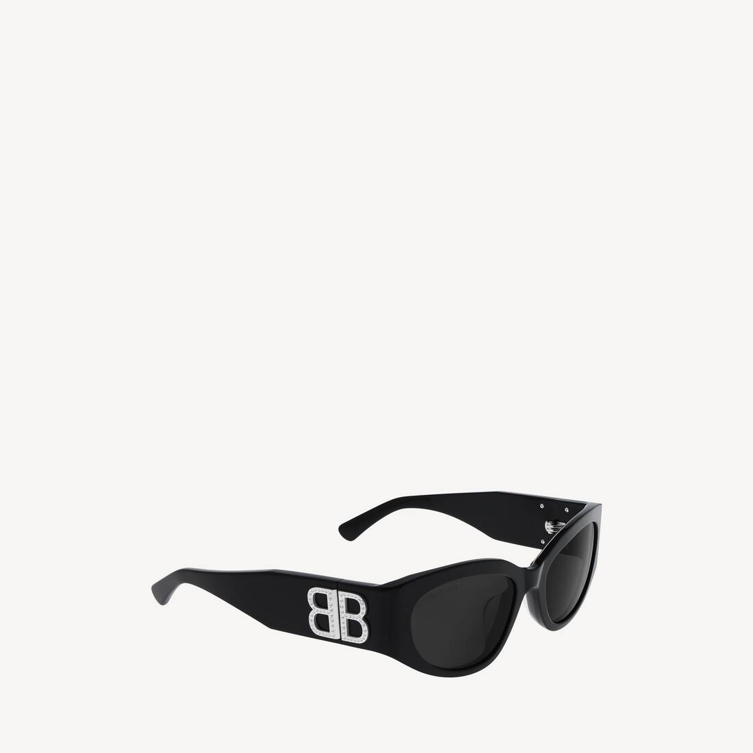 Women's Bossy Round Af Sunglasses in Black | Balenciaga Japan EN - Image 3