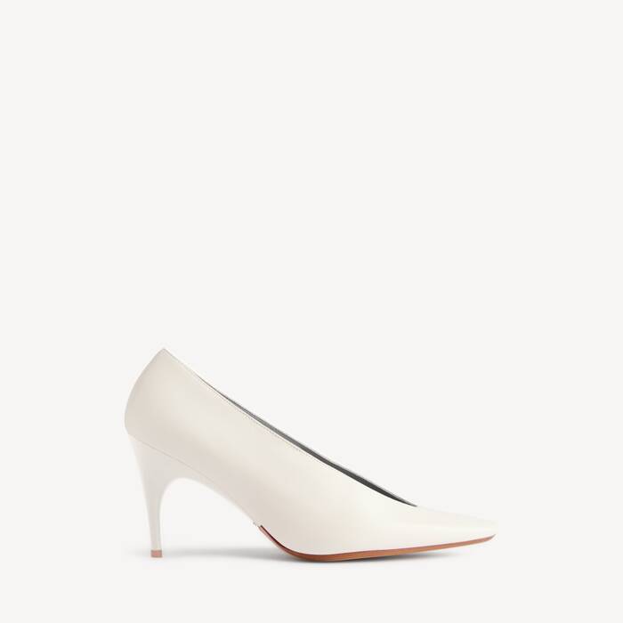 Women's Duchesse Pump in White Snow - Women | Balenciaga United Kingdom EN - Image 1
