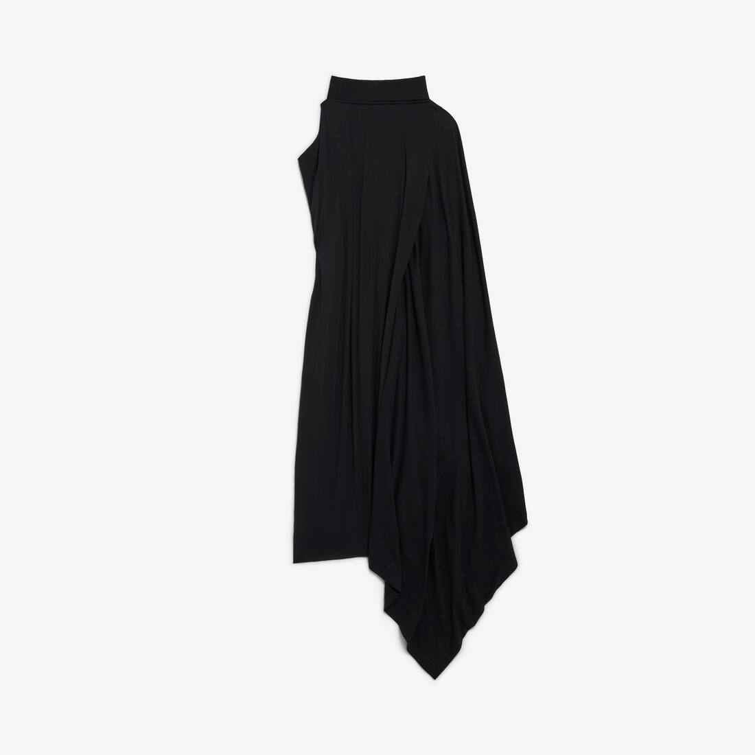 Lips Draped Midi Dress para Mujer en Negro | Balenciaga Estados Unidos ES - Image 2