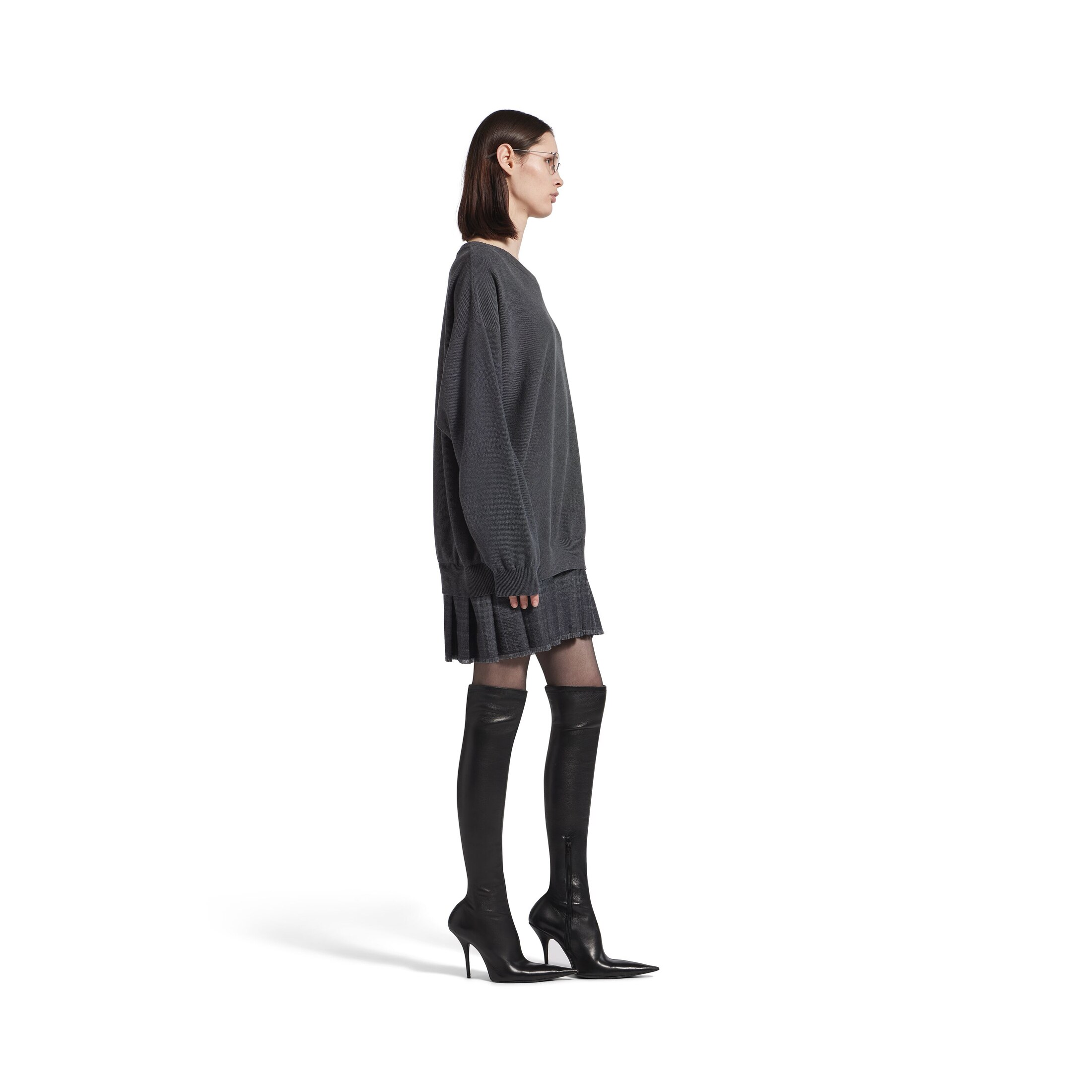layered sweater dress